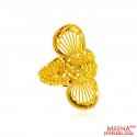 22K Yellow Gold Ladies Ring  - Click here to buy online - 530 only..