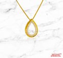 Click here to View - 22Kt Gold CZ Pendant 