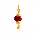 22k Gold Rudraksh Pendant - Click here to buy online - 492 only..