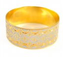 Gold 2 Tone Bangle - Click here to buy online - 5,518 only..