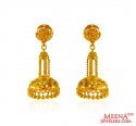 22k Gold Long Earrings - Click here to buy online - 1,045 only..