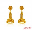 22k Gold Long Earrings - Click here to buy online - 1,247 only..