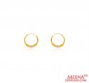 22Kt Gold Fancy Hoops for Baby Girl - Click here to buy online - 337 only..