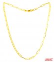 22Kt Gold Paper Clip Chain - Click here to buy online - 1,630 only..