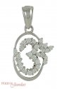 18K OM pendant with Star Signity - Click here to buy online - 397 only..