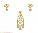 22K Pendant Set - Click here to buy online - 1,129 only..