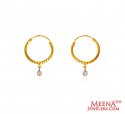 Click here to View - 22Kt Gold Hoop Earrings 