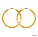 Click here to View - 22Kt Gold Hoop Earrings 