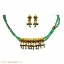 22k Gold Set With Precious Stones - Click here to buy online - 3,138 only..