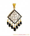 Religious Sapphires Allah Pendant - Click here to buy online - 830 only..