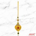 Click here to View - 22Kt Gold Antique Maang Tikka 