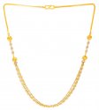 22Karat Gold Two Tone Fancy Chain - Click here to buy online - 2,100 only..