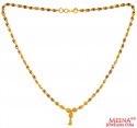 22k Gold Crystal Mangalsutra - Click here to buy online - 1,668 only..