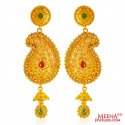 Click here to View - 22KT Gold Filigree Earrings 