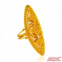 22Kt Yellow Gold Ladies Ring  - Click here to buy online - 695 only..