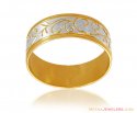 18K Two Tone Fancy Band - Click here to buy online - 490 only..