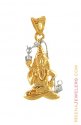 22Kt Gold Shiv Pendant - Click here to buy online - 374 only..