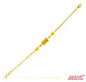 22Kt Gold TwoTone Bracelet  - Click here to buy online - 752 only..