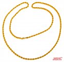 Gold Chain 22 Kt (24 Inch) - Click here to buy online - 721 only..