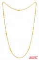 22kt Gold Fancy Beads chain - Click here to buy online - 1,170 only..