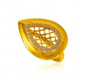 22k Gold Ladies Ring - Click here to buy online - 551 only..