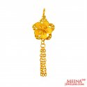 22Kt Gold Fancy Pendant - Click here to buy online - 285 only..