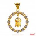 22kt Two Tone Balaji Pendant - Click here to buy online - 722 only..
