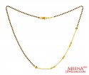 22k Gold Fancy Mangalsutra - Click here to buy online - 509 only..