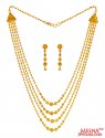 22Kt Gold Two Tone Layered Set - Click here to buy online - 3,587 only..