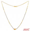 22 karat Yellow Gold Mangalsutra - Click here to buy online - 534 only..