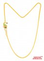 22K Gold Peacock Long Chain - Click here to buy online - 2,523 only..