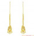 22K Meenakari Earrings - Click here to buy online - 1,930 only..