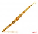 22K Gold Three Tone Ladies Bracelet - Click here to buy online - 1,393 only..