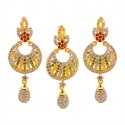 22karat Gold Pendant Set - Click here to buy online - 905 only..