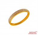 Ladies 22k Signity Band - Click here to buy online - 286 only..