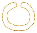 22Kt Gold Ladies White Tulsi Mala - Click here to buy online - 853 only..