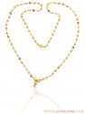 22K Gold Meena Balls Chain - Click here to buy online - 1,882 only..