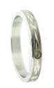 Click here to View - 18Kt White Gold Designer Wedding Band 