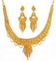 Click here to View - 22KT Gold Light Necklace Set 