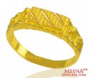 22 kt Gold Mens Ring - Click here to buy online - 460 only..