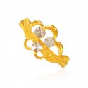 22kt Gold Two Tone Ring - Click here to buy online - 303 only..