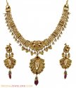 22K Gold Antique Kundan Bridal Set - Click here to buy online - 7,727 only..