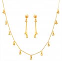 22kt Gold Necklace Set  - Click here to buy online - 1,167 only..
