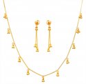 22kt Gold Necklace Set  - Click here to buy online - 1,712 only..