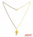 22k Gold Indian Fancy Mangalsutra - Click here to buy online - 651 only..