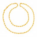 Click here to View - 22Kt Gold Tulsi Mala 24 In 