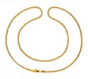 22Kt Gold Box Chain (24 In) - Click here to buy online - 3,050 only..