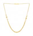 22K Gold Two Tone Chain - Click here to buy online - 929 only..