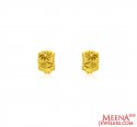  22Kt Gold Clip On Earrings - Click here to buy online - 365 only..