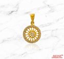22Kt Gold CZ Pendant - Click here to buy online - 288 only..